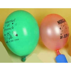 Ballons gonflables personnalisés colorés
