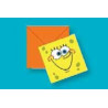 Carte d'Invitation Bob l'Eponge + Enveloppe