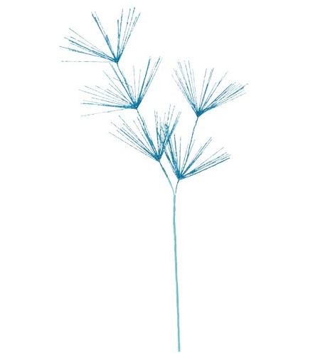 Branche Pinus Pailletée 60 cm