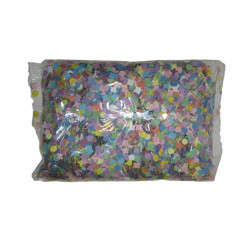 Confettis multicolores en sachet de 1kg