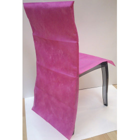 10 housses de chaise jetables colorées en intissé