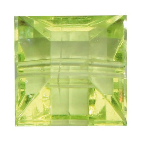10 diamants carrés translucides déco colorés en plastique