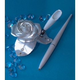 Stylo Livre d'Or Mariage Roses