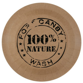 Assiette Carton "100% Nature"