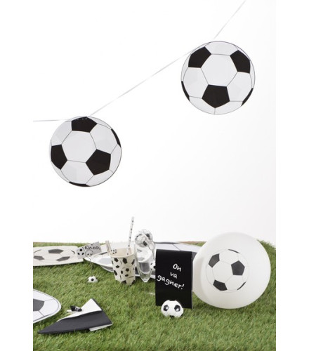 Marque place en carton Football - Decoration anniversaire foot pas