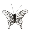 Pinces décoratives avec papillon transparent