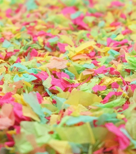 Sachet de confettis 50 g anniversaire coloré