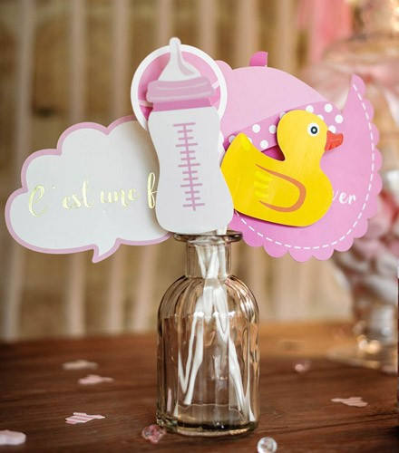 Accessoires photobooth baby shower fille