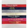 50 bracelets personnalisés en satin avec imprimé coloré