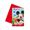 Carte d'Invitation Mickey + Enveloppe