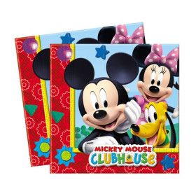 20 serviettes jetables papier Mickey
