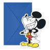 Carte d'Invitation Mickey + Enveloppe