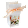 6 boîtes à dragées mariage carton bouquet de la mariée