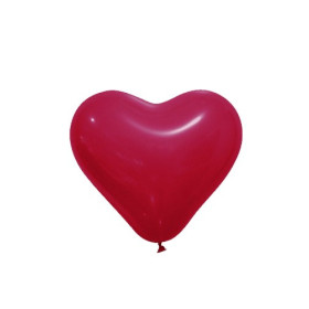 8 ballons gonflables coeur colorés