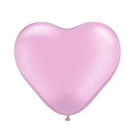 8 ballons gonflables coeur colorés