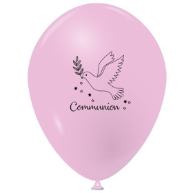 10 ballons gonflables Communion colorés