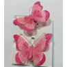 Papillons Sisal Sur Pince (HT: 10cm)