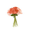 Bouquet roses et hortensias artificielles colorées