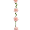 Guirlande de roses artificielles blanches/roses