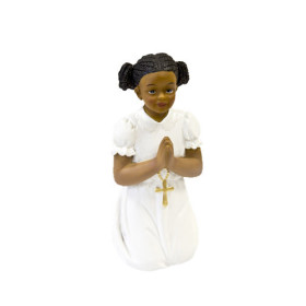 Sujet à dragées Communion fille figurine 11 cm