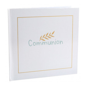 Livre d'or Communion liseré or papier