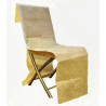 6 housses de chaise intissées ivoire
