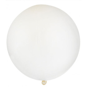 Ballon gonflable latex transparent 50 cm