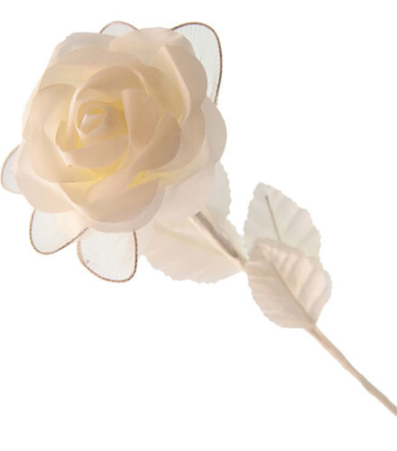 Guirlande Organza Avec Fleur Blanches - Lot De 2 – La Boite à Dragées