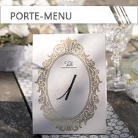 Porte-menu & Marque-table Mariage