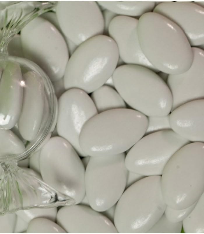 Dragées chocolat 70% cacao blanc 1 kg