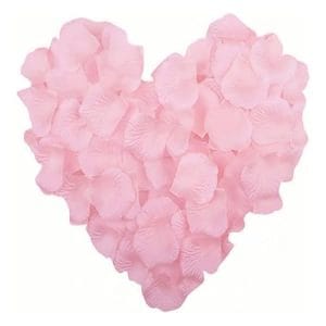 Pétales de rose artificiels - 1000 pièces pour mariage, baptême, communion, décoration romantique et anniversaires