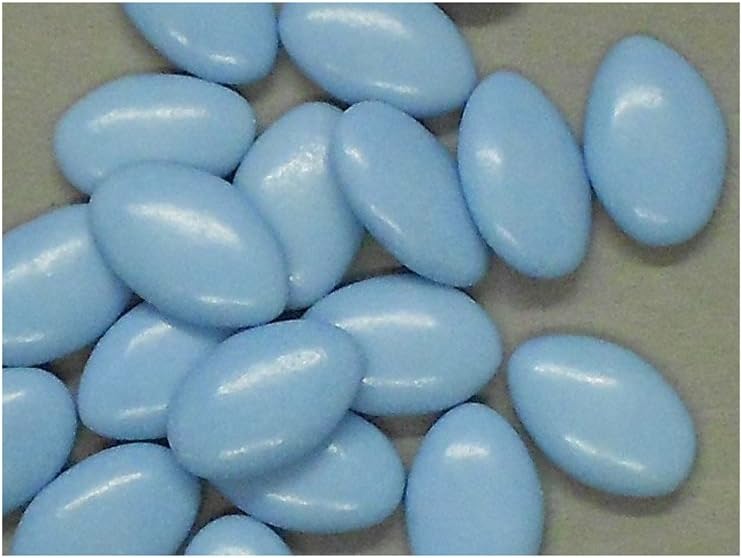 Dragées chocolat noir Reynaud bleu ciel – 500 gr