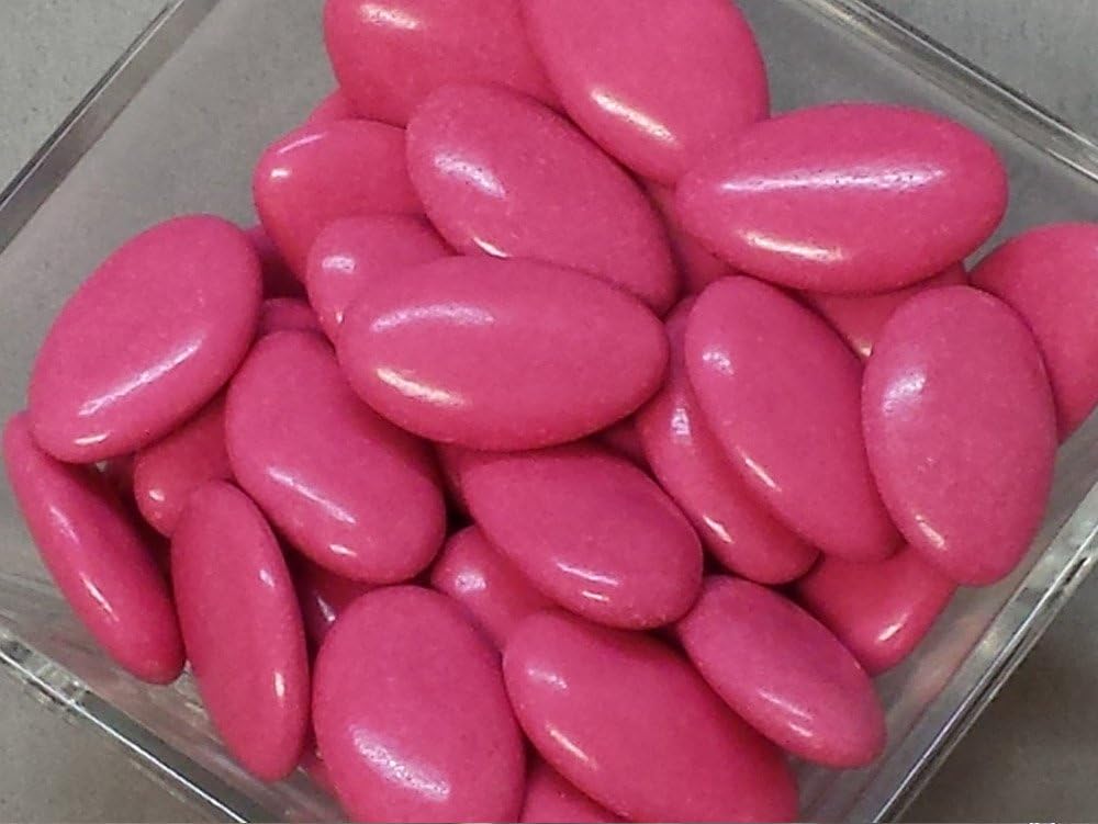 Dragées chocolat pas cher fuchsia – 1 kilo