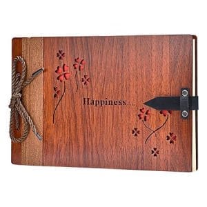 Album photo scrapbooking 80 pages pour mariage et anniversaire, livre d'or avec 120 emplacements photos