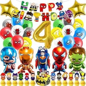 Décoration Anniversaire Avengers 4 Ans - Kit Complet