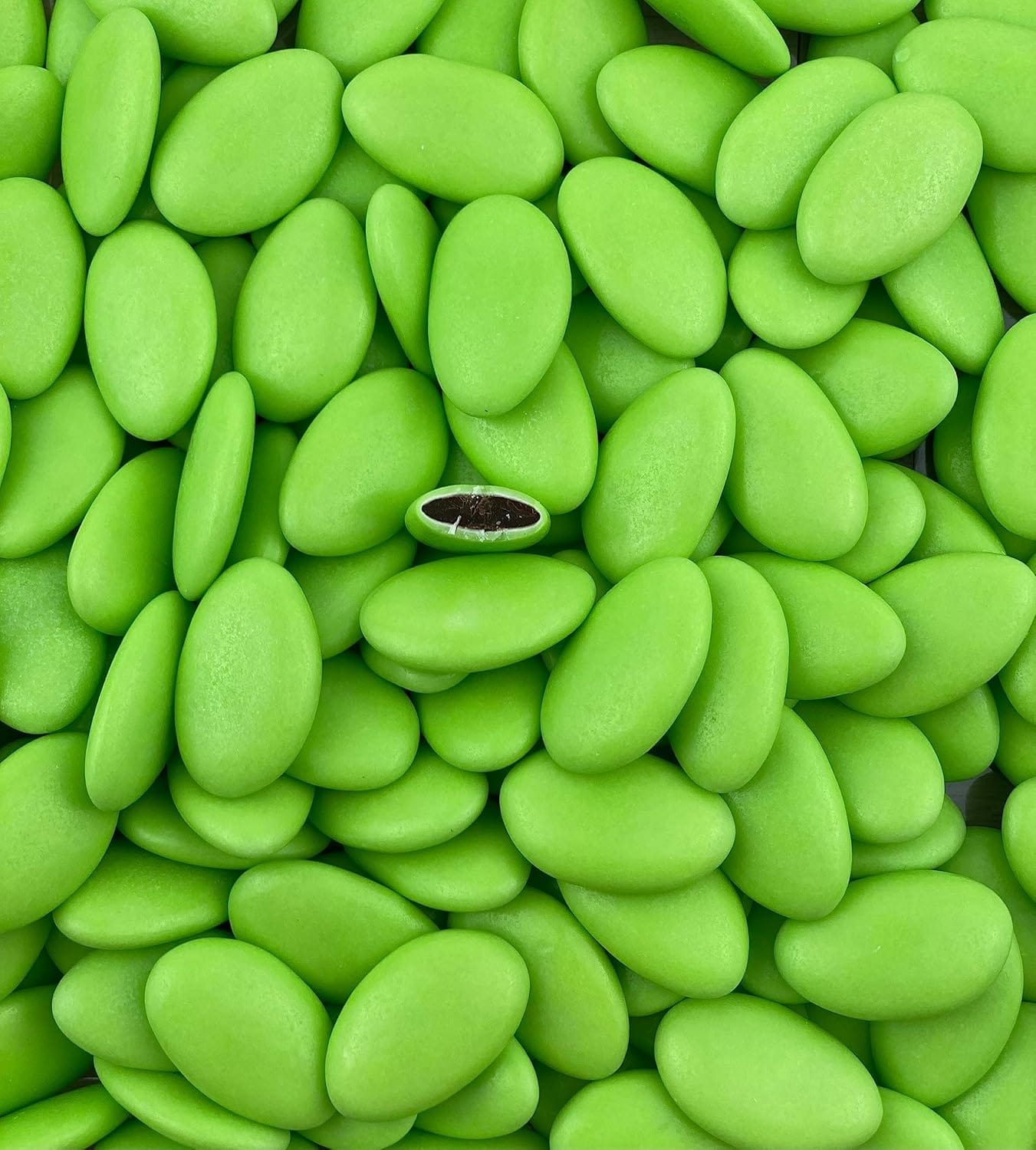 Dragées chocolat pas cher vert anis – 1 kilo