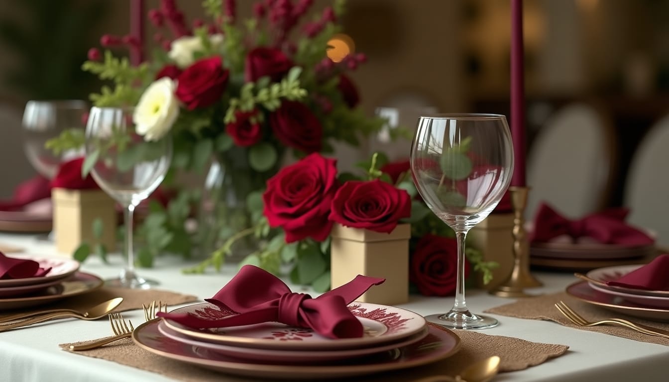 Palette de couleurs bordeaux et vert : comment l